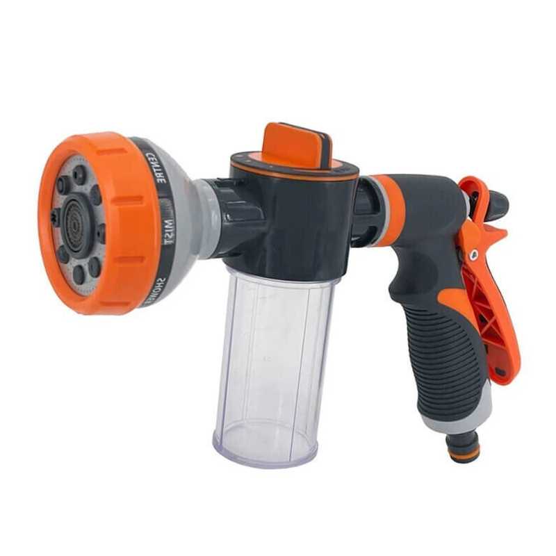 Πιστόλι νερού κήπου με πολλαπλές λειτουργίες ψεκασμού