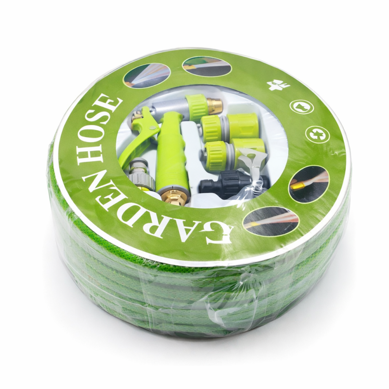 Λάστιχο ποτίσματος 30 μέτρων με πιστόλι ψεκασμού