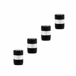 Καπάκια Βαλβίδων Αυτοκινήτου Σετ 4τμχ XM-W06503-2-B Μαύρο