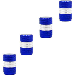 Καπάκια Βαλβίδων Αυτοκινήτου Σετ 4τμχ XM-W06503-2-BL Μπλε