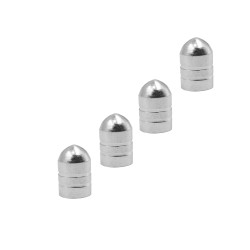 Καπάκια Βαλβίδων Αυτοκινήτου Σετ 4τμχ XM-W14025-2-S Ασημί