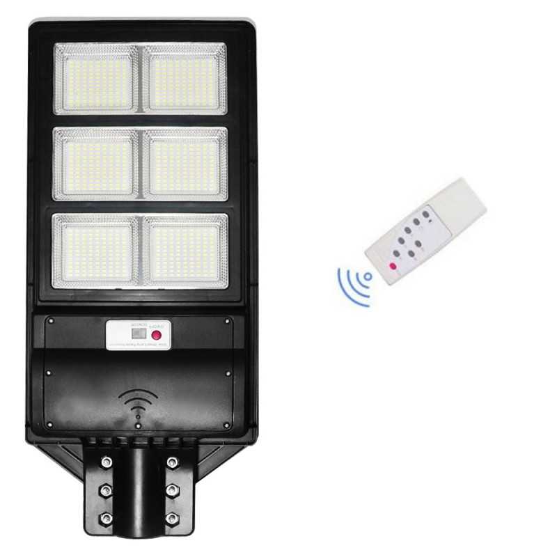 Led Αδιάβροχο Ηλιακό Επιτοίχιο Φωτιστικό 300W 51840LM με Ανιχνευτή Κίνησης Rixme RL.WZ-300W