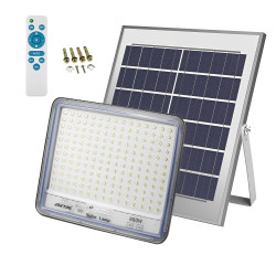 Led Αδιάβροχος Ηλιακός Προβολέας 800W 28800LM με Πάνελ και Τηλεχειριστήριο Jortan JT-BS800W
