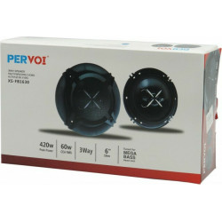 Σετ Ηχεία Αυτοκινήτου 6" 60W RMS (3 Δρόμων) XS-FB1630 2 τμχ