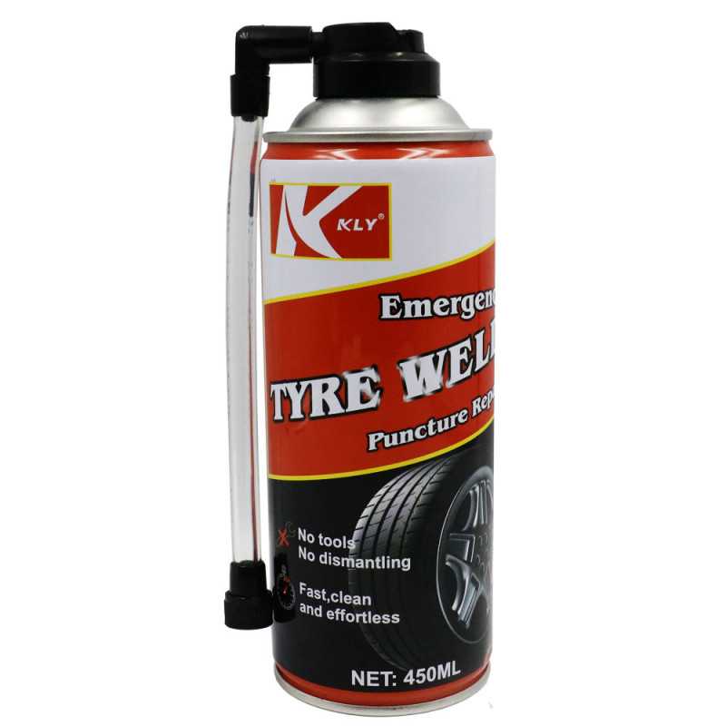 Σπρέι Αφρού Επισκευής Ελαστικών Έκτακτης Ανάγκης 450ml KLY Q-8811