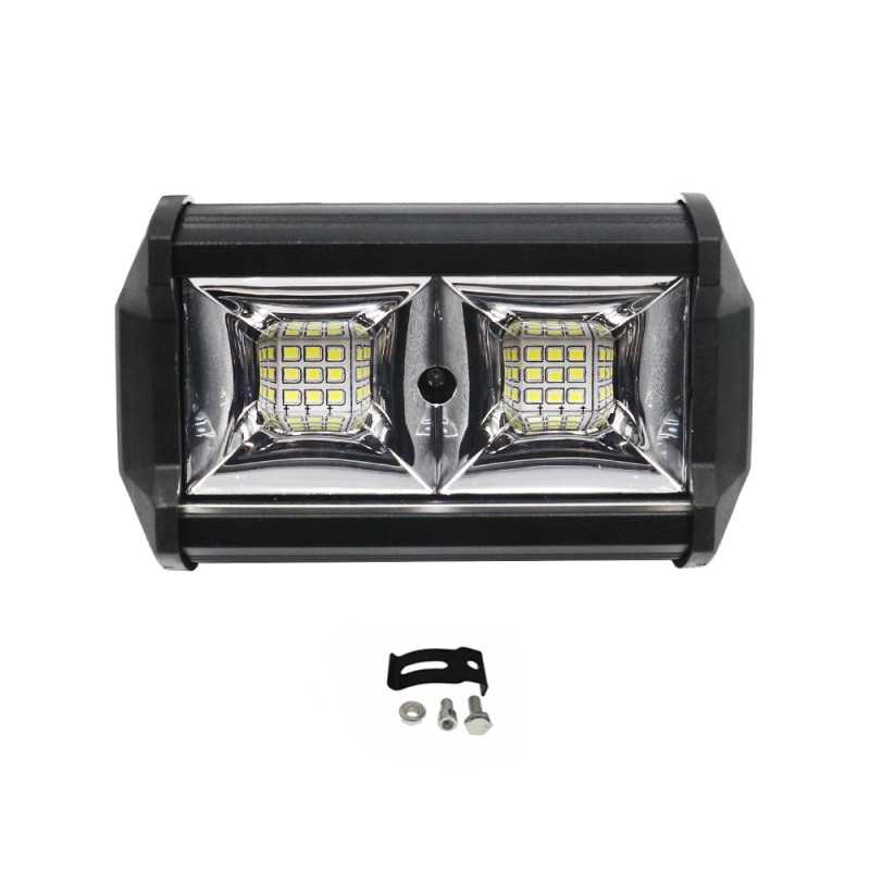 LED Αδιάβροχη Μπάρα Αλουμινίου 12V-24V 13cm 54W 18 SMD IP68 4320LM 6000K OYQP-0025