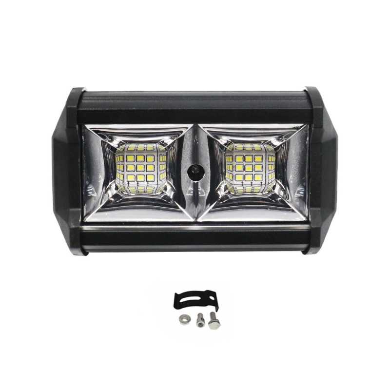 LED Αδιάβροχη Μπάρα Αλουμινίου 12V-24V 13cm 54W 18 SMD IP68 4320LM 6000K OYQP-0025