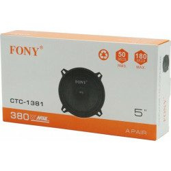 Σετ Ηχεία Αυτοκινήτου Woofer 5.25" 50W RMS CTC-1381 2 τμχ