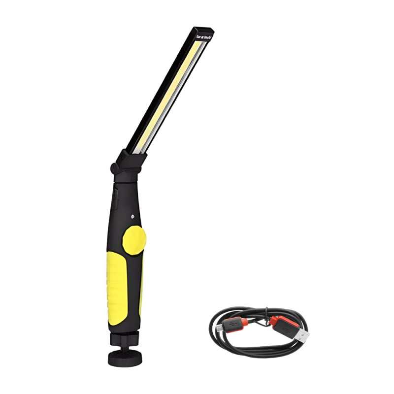 LED Επαναφορτιζόμενος Φακός Συνεργείου COB 400LM με Ρυθμιζόμενο Φως και Μαγνήτη BL - W55