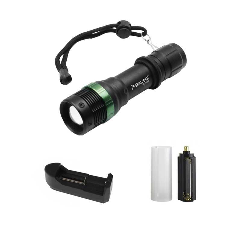 LED Επαναφορτιζόμενος Φακός 18000LM Ψυχρό Λευκό 6000K με 3 Λειτουργίες Φωτισμού και Zoom BL-8455