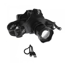 LED Επαναφορτιζόμενος Αδιάβροχος Φακός Κεφαλής 1000LM με 5 Λειτουργίες Ψυχρό Λευκό BL-T70