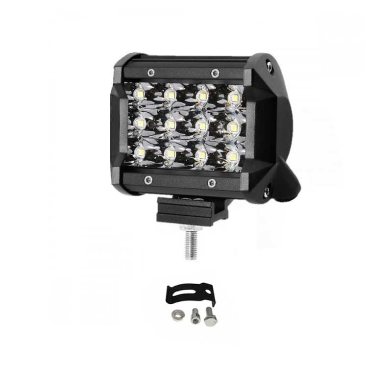 LED Αδιάβροχος Προβολέας Αλουμινίου 12V-24V 10cm 36W 12 SMD IP68 2880LM OYQP-0066