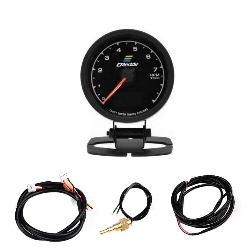 Ψηφιακό και Αναλογικό Στροφόμετρο Αυτοκινήτου και Βολτόμετρο Greddy SY-YB0031