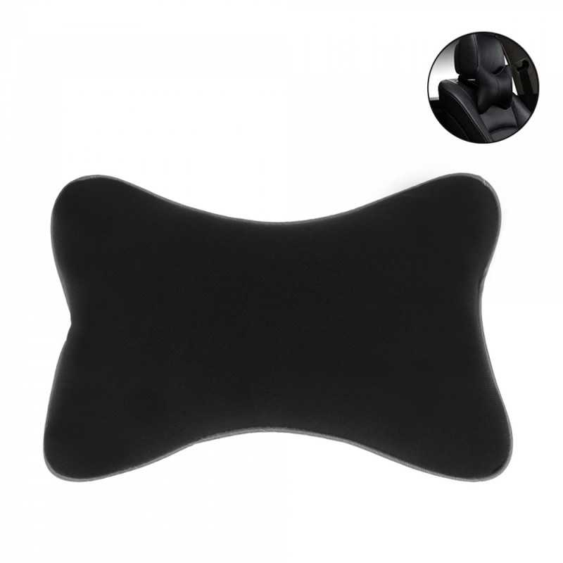 Μαξιλάρι αυχένα αυτοκινήτου από πολυεστέρα Carsun C1627 Μαύρο