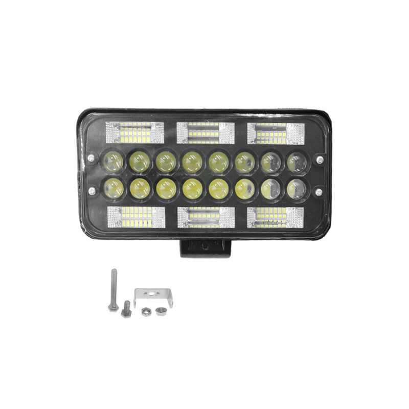 LED Αδιάβροχος Προβολέας 58 SMD με 2 Λειτουργίες 174W 12V - 24V IP67 17400LM 6000K Ψυχρό Λευκό