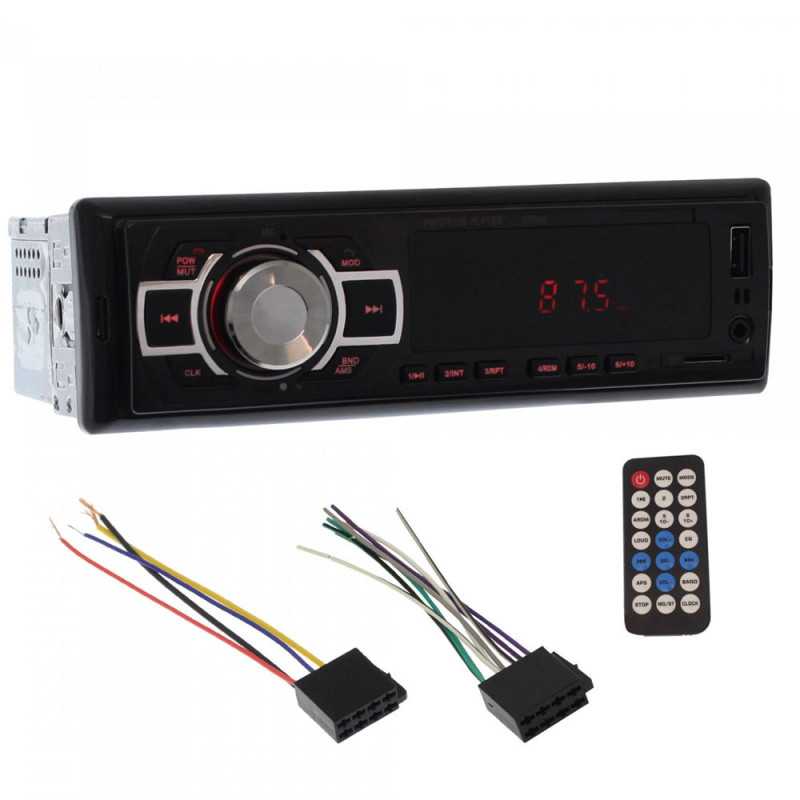 Ηχοσύστημα Αυτοκινήτου 1 DIN Bluetooth με Οθόνη USB - AUX - SD και τηλεχειριστήριο 6055BT