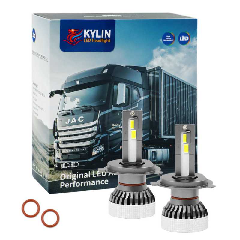 Led Λάμπες Αυτοκινήτου - Φορτηγού H4 12V-24V CANBUS 90W 6500K 9000LM 2 X 45W V18K-H4