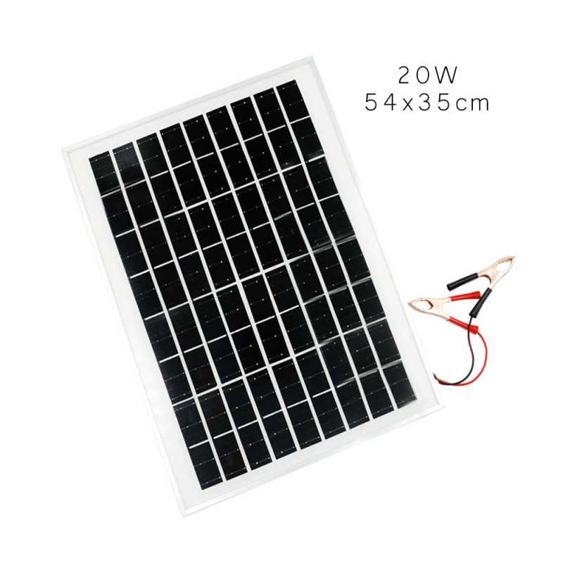 Πολυκρυσταλλικό Φωτοβολταϊκό Πάνελ 20W 12V - 17.49V