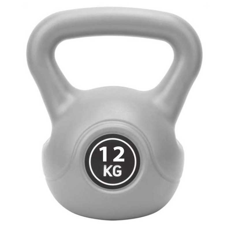 Kettlebell από PVC 12kg 25566-42 Γκρι